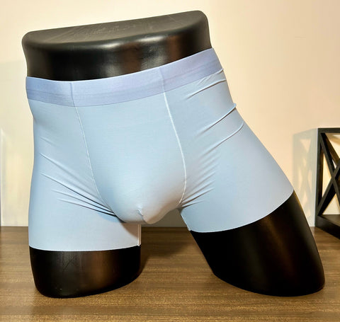 Blue Silk Trunks