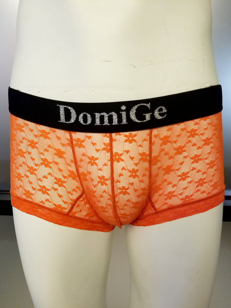 Orange Mesh DomiGe Boxer Brief